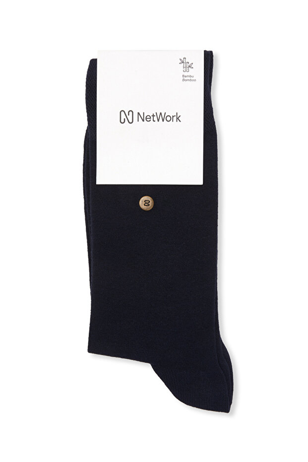 Lacivert Bambu Çorap - 3