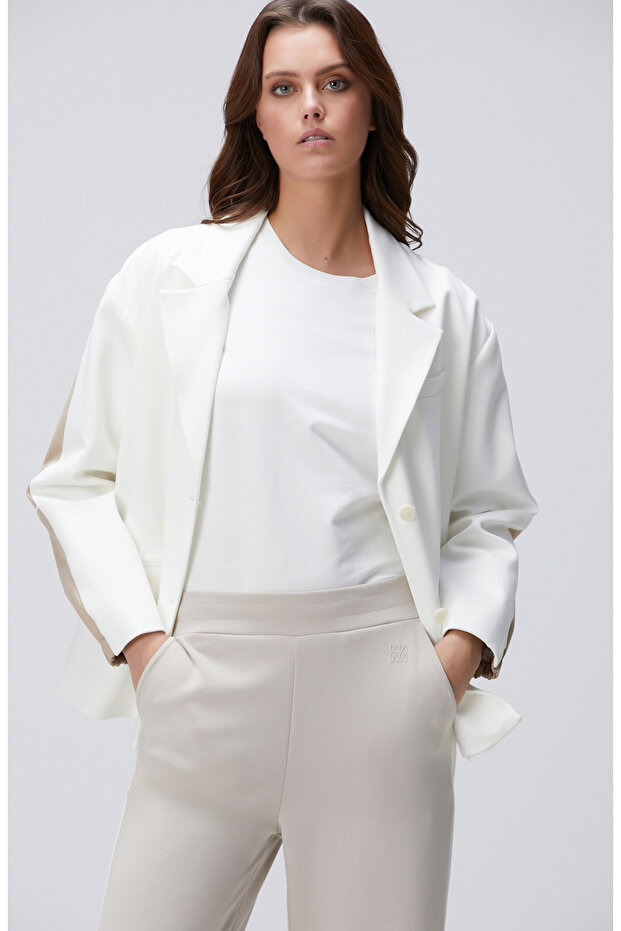 Beyaz N-Tech Ceket - 1