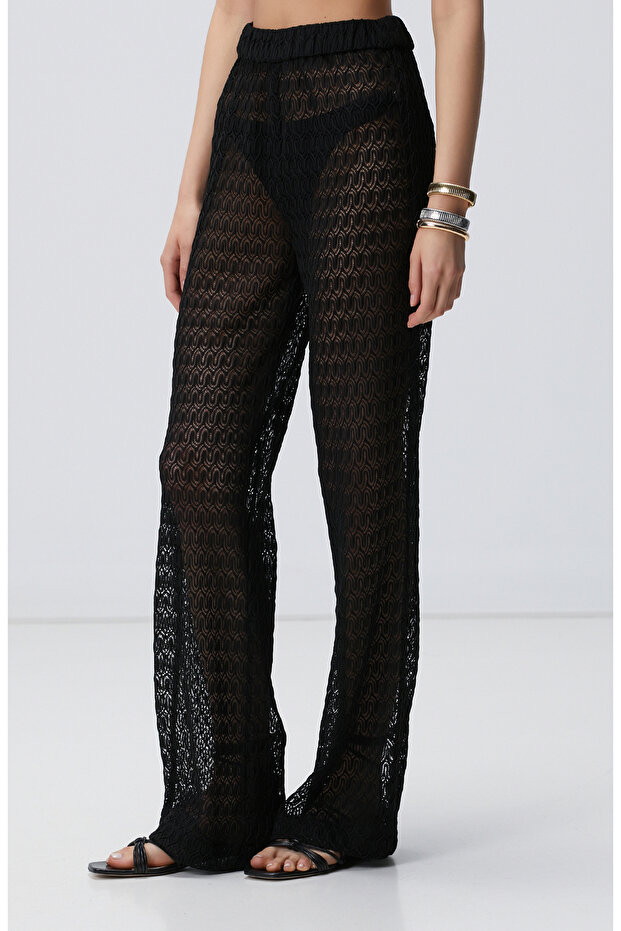 Siyah Plaj Pantolonu - 3