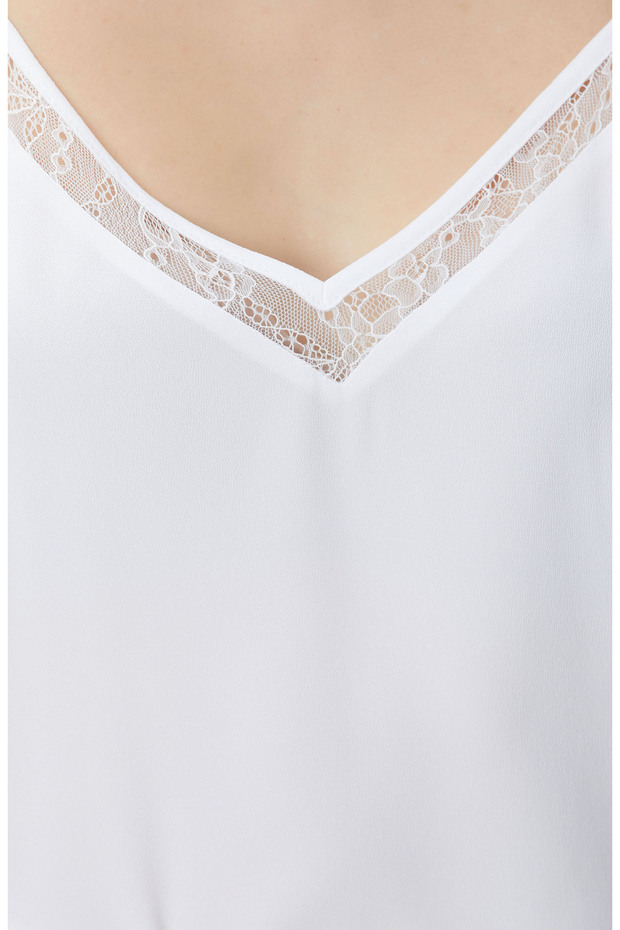 Kırık Beyaz Bluz - 6