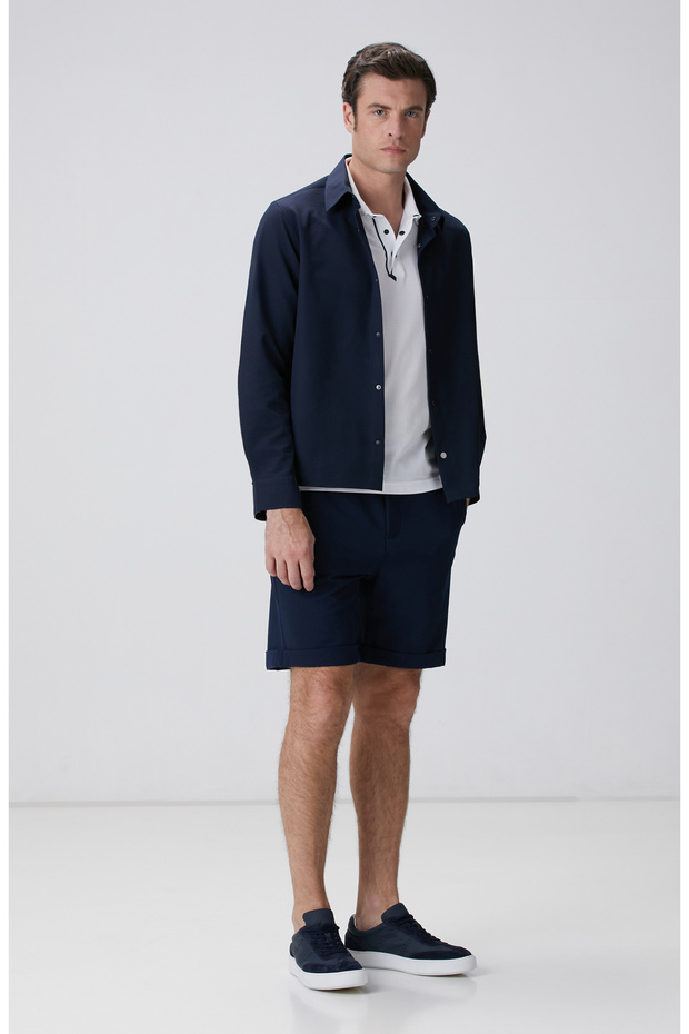 Lacivert Dış Gömlek - 3