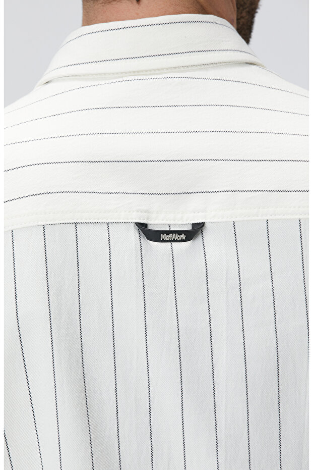 Kırık Beyaz Dış Gömlek - 7