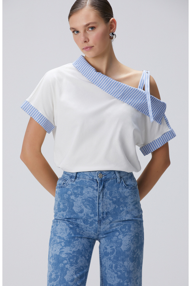 Kırıkbeyaz Tshirt - 4