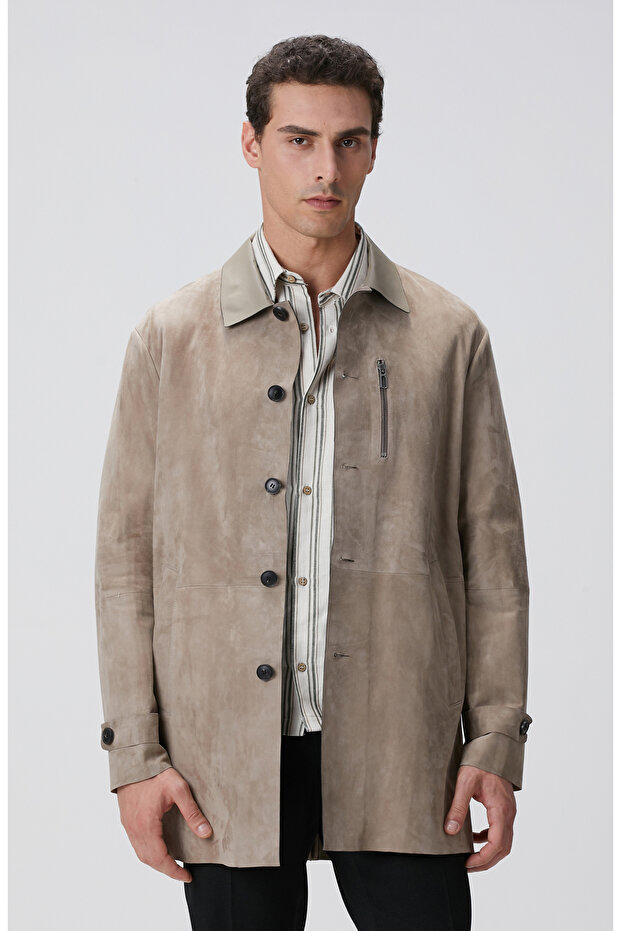 Vizon Süet Pardösü - 1