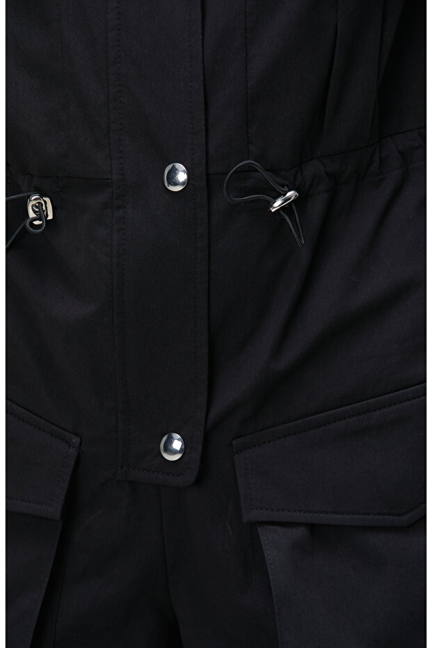 N-Tech Siyah Mini Tulum - 6