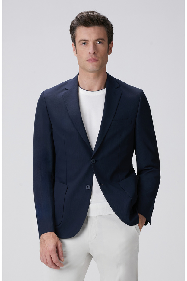 N-Tech Lacivert Ceket - 1