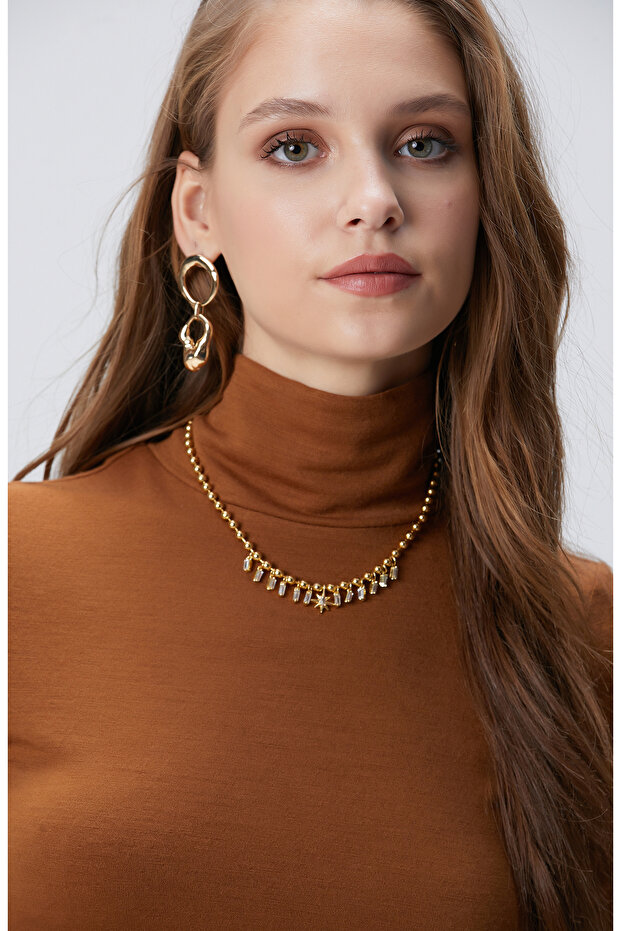 Gold Kadın Kolye - 1