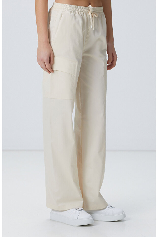 N-Tech Kırık Beyaz Pantolon - 4