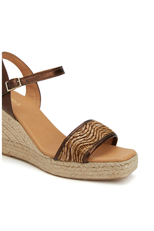 Bronz Kadın Espadril - 6