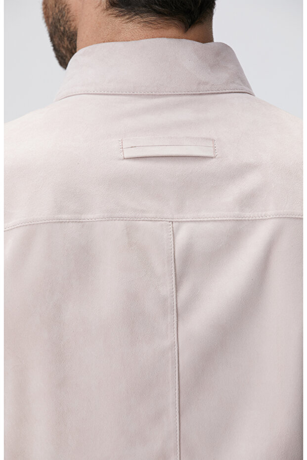 Pembe Süet Mont - 8