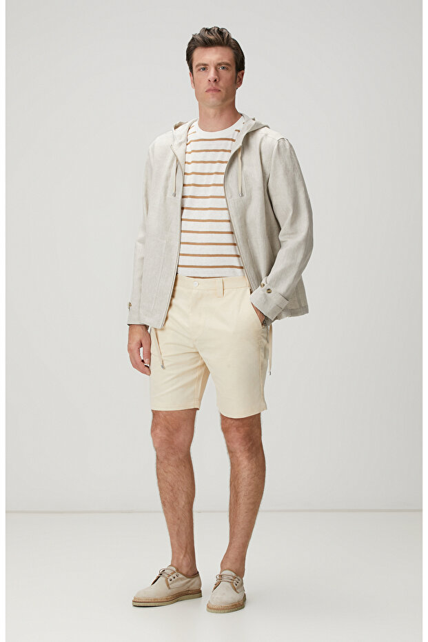 Naturel Keten Sweatshirt - 3