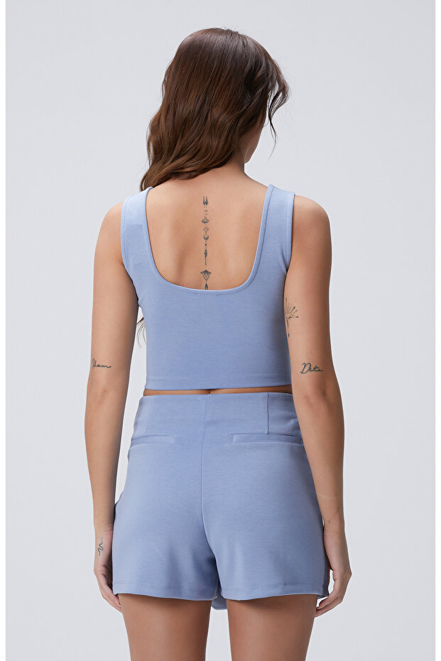 Açık Mavi T-shirt - 5