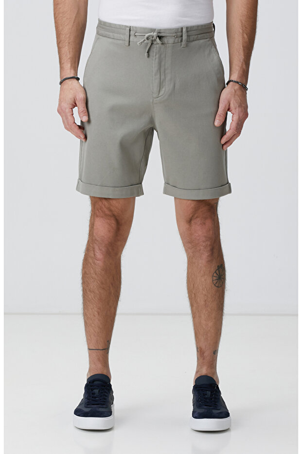 Açık Haki Şort - 3