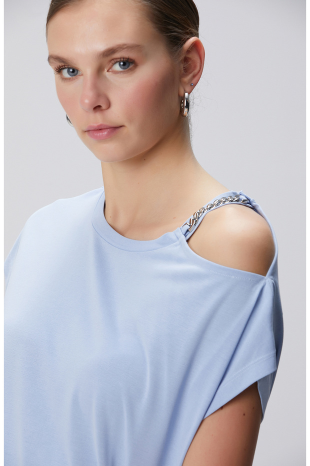 Açık Mavi T-shirt - 2