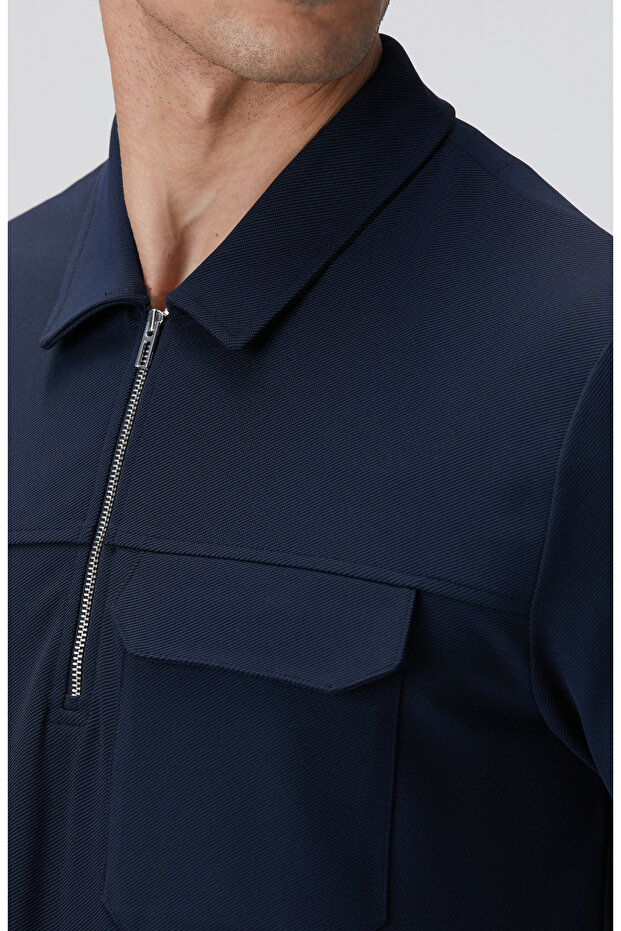 N-Tech Lacivert Sweatshirt - 5