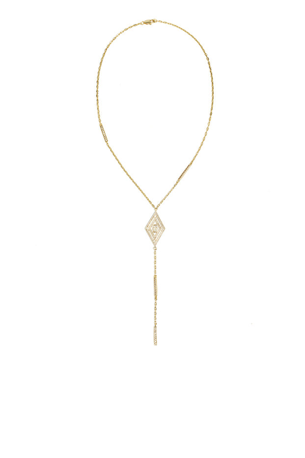 Gold Kadın Uzun Kolye - 3