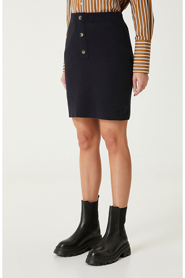 Lacivert Etek - 3