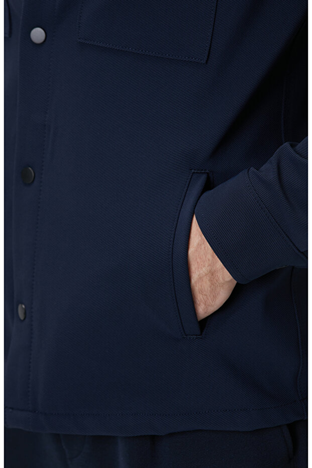 N-Tech Lacivert Dış Gömlek - 7