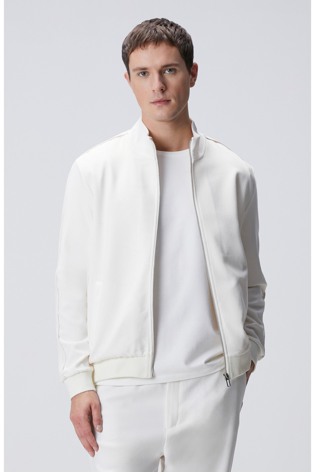 Kırık Beyaz Dış Gömlek - 1