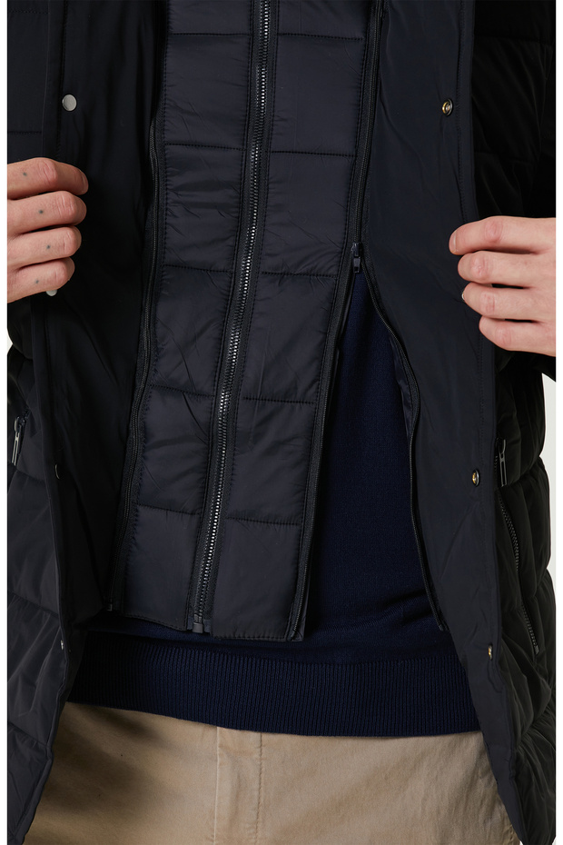 Lacivert Coat Ceket - 8