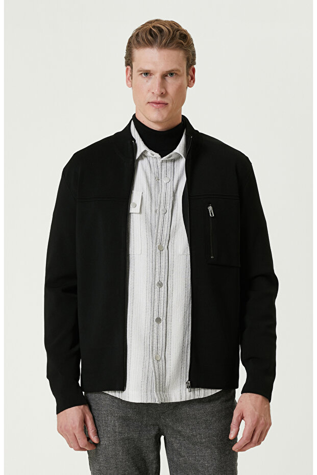 Siyah Triko Mont - 1