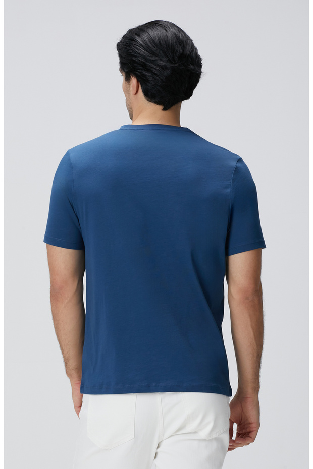 Indigo Basic T-shirt - 5