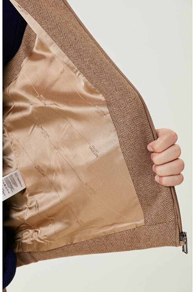 Camel Limited Kaşmir Karışımlı Causal Yelek - 8