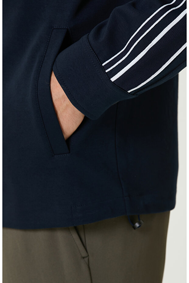 Lacivert N Tech Örme Dış Gömlek - 7