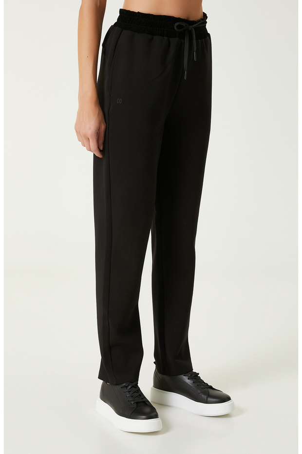 Siyah N-Tech Örme Eşofman Altı - 3