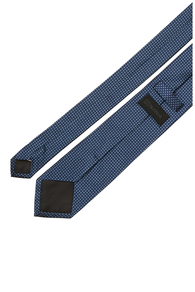 Lacivert İpek Kravat - 2