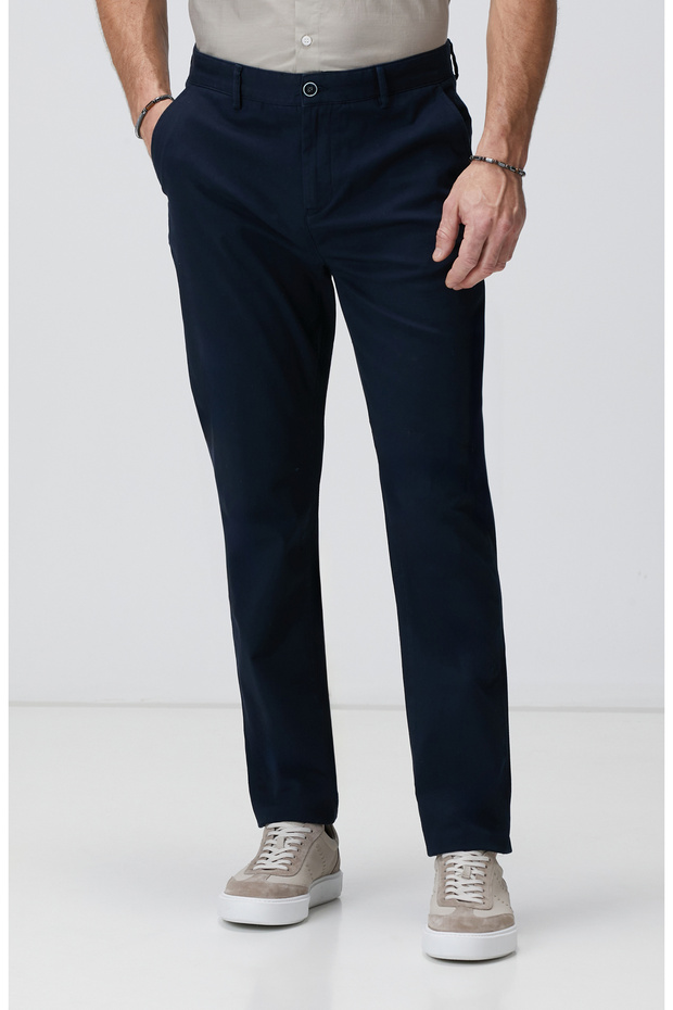 Lacivert Chino Pantolon - 2