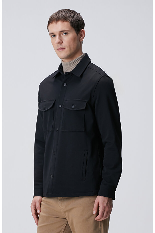 N-Tech Siyah Dış Gömlek - 4