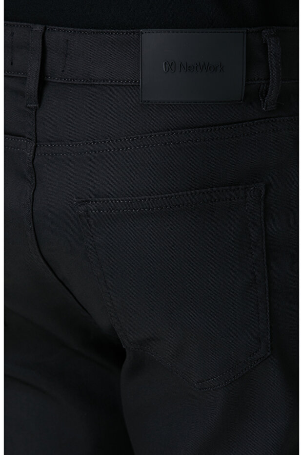 Siyah Denim Pantolon - 5