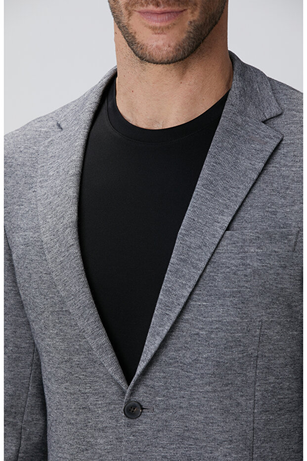 Gri Armürlü Ceket - 6