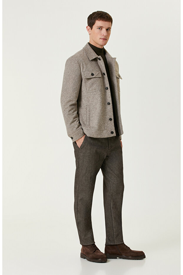 Haki Basic Triko Kazak - 3