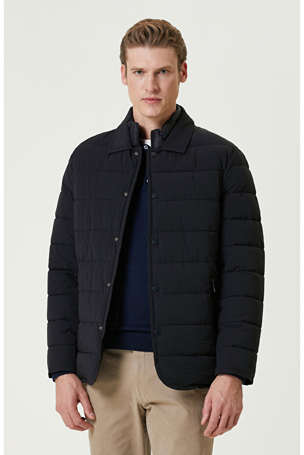 Lacivert Coat Ceket - 1