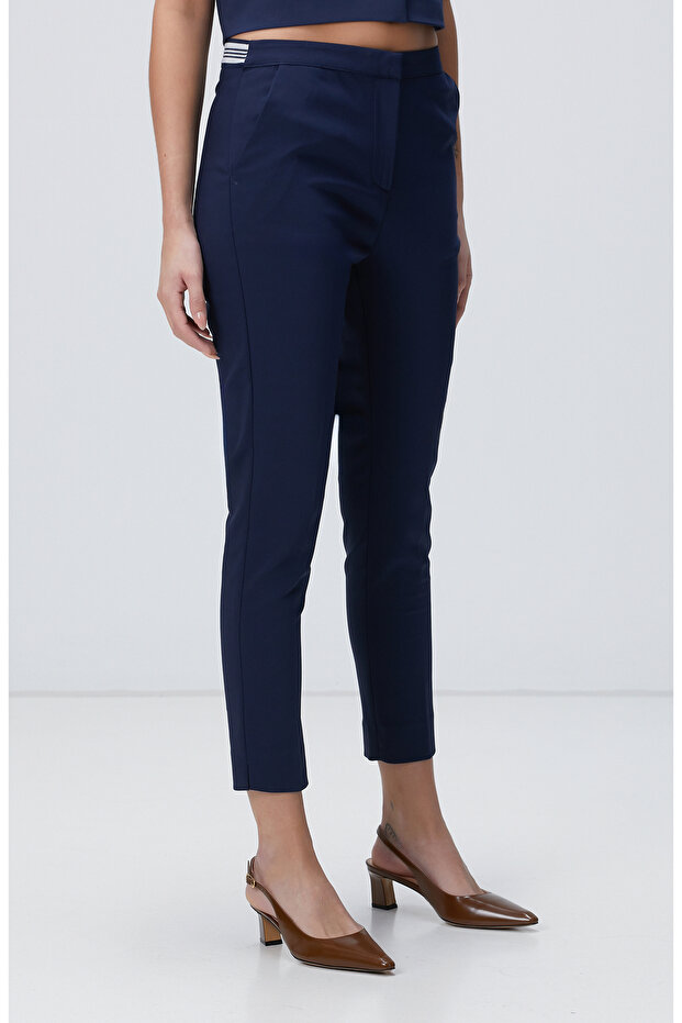 Lacivert Pantolon - 4