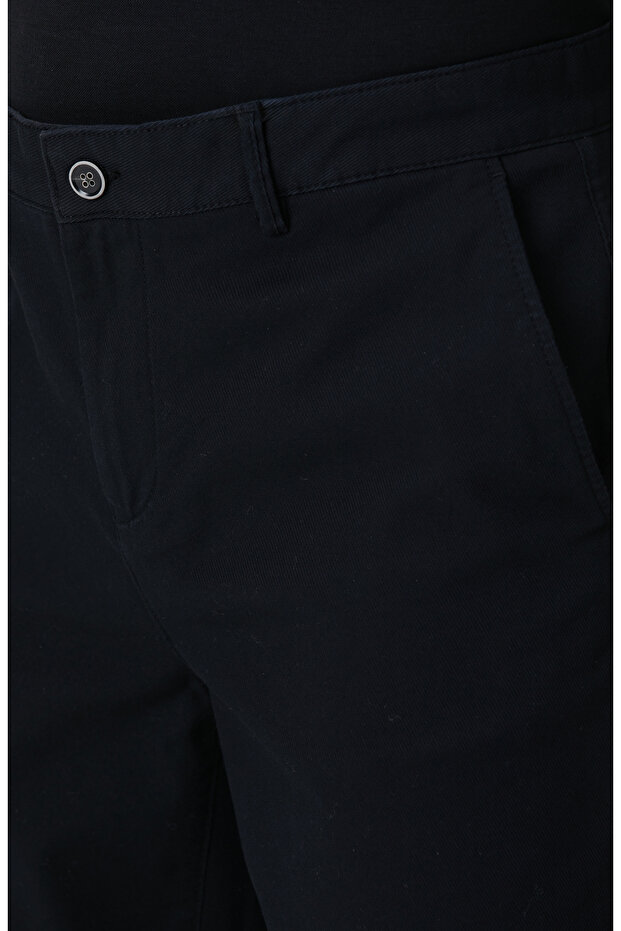 Siyah Chino Pantolon - 4