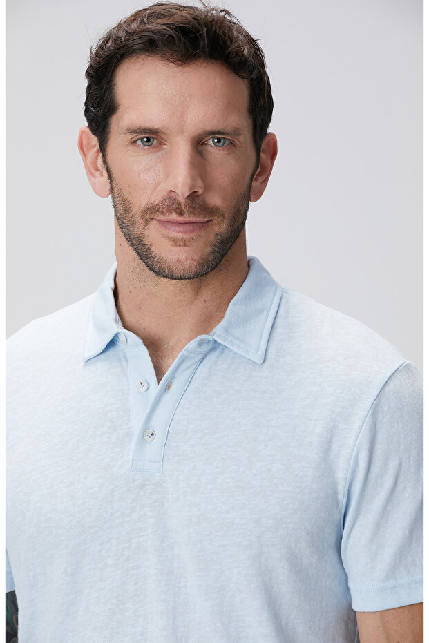 Açık Mavi T-shirt - 6