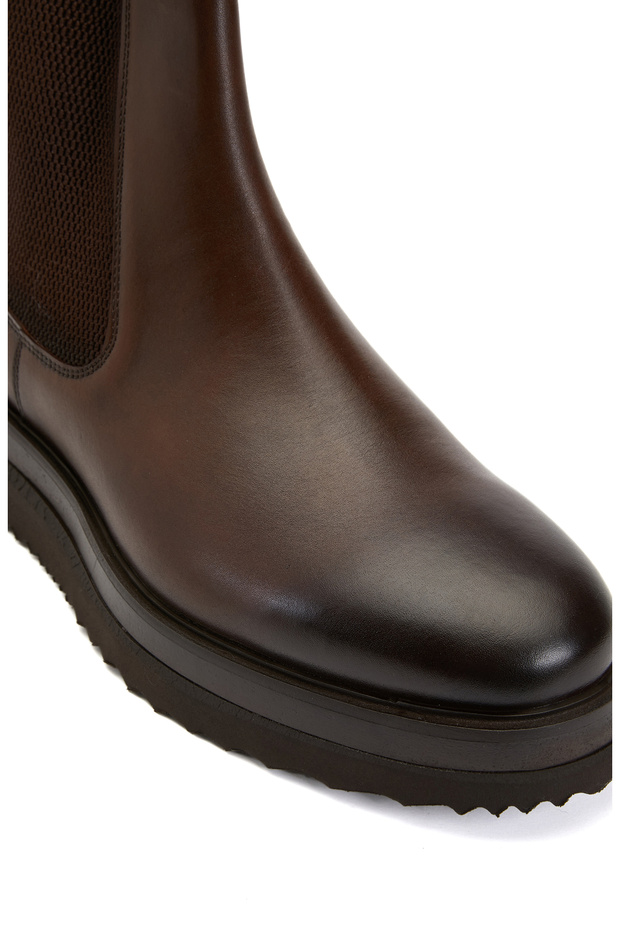 Kahverengi Erkek Deri Bot - 6