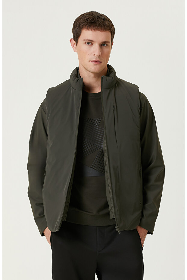 Haki Yelek Olabilen Mont - 1