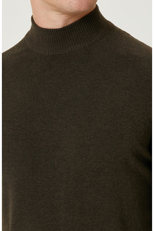 Haki Basic Triko Kazak - 6