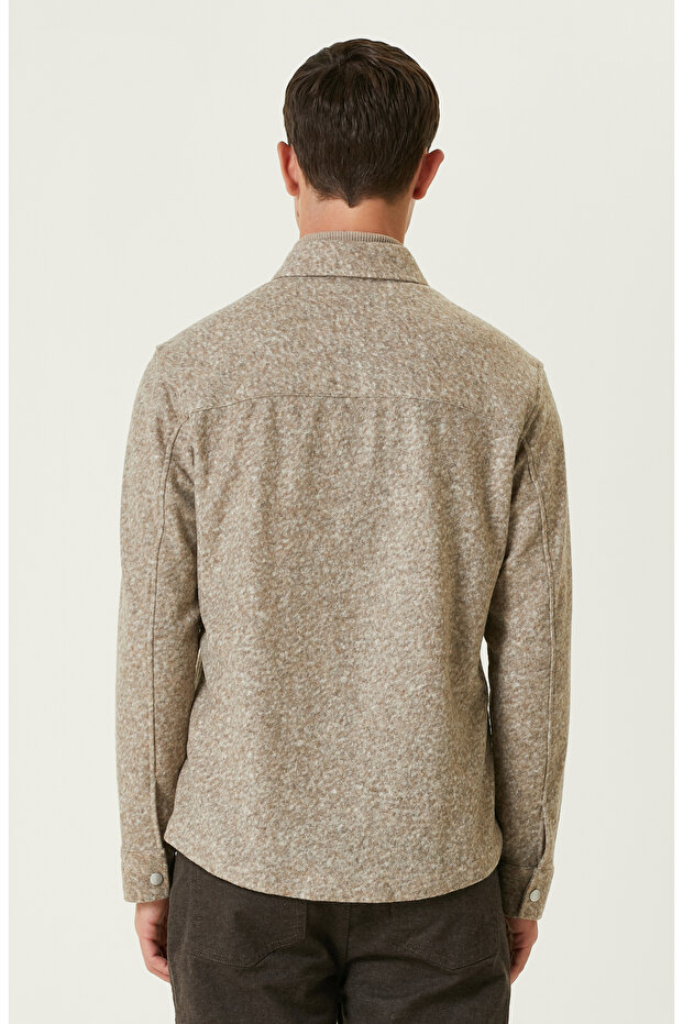 Bej Dış Gömlek - 5