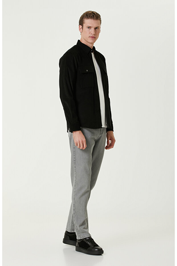 Siyah Kadife Ceket - 3