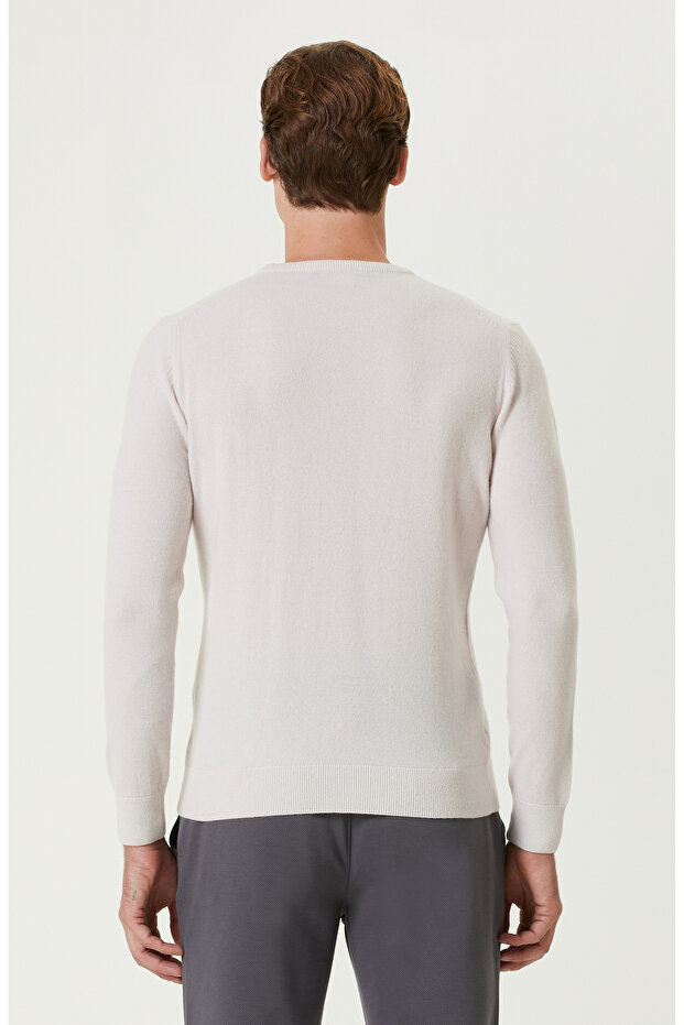 Taş Limited Kaşmir Karışımlı Triko Kazak - 5