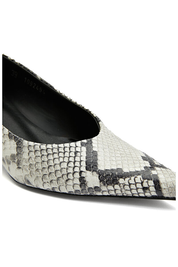 Bej Kadın Deri Ayakkabı - 6