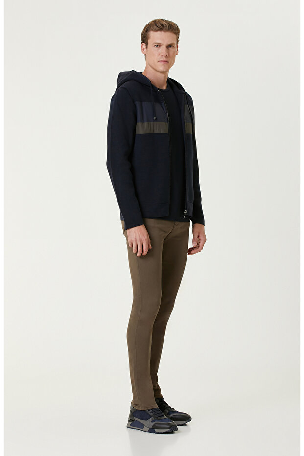 Lacivert Ottoman Mont - 3