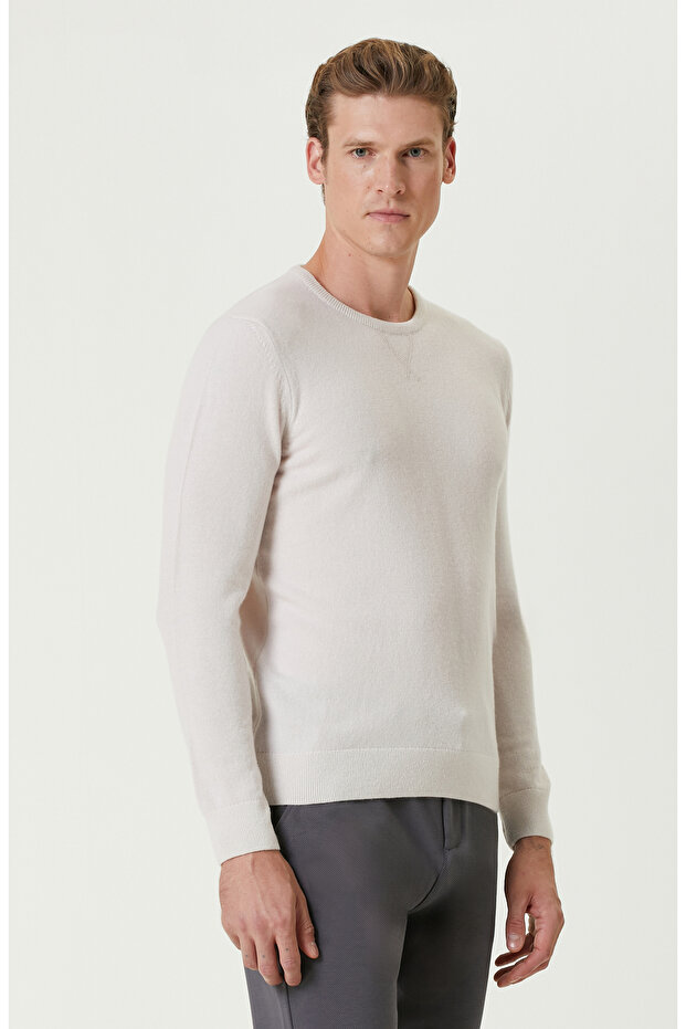 Taş Limited Kaşmir Karışımlı Triko Kazak - 4