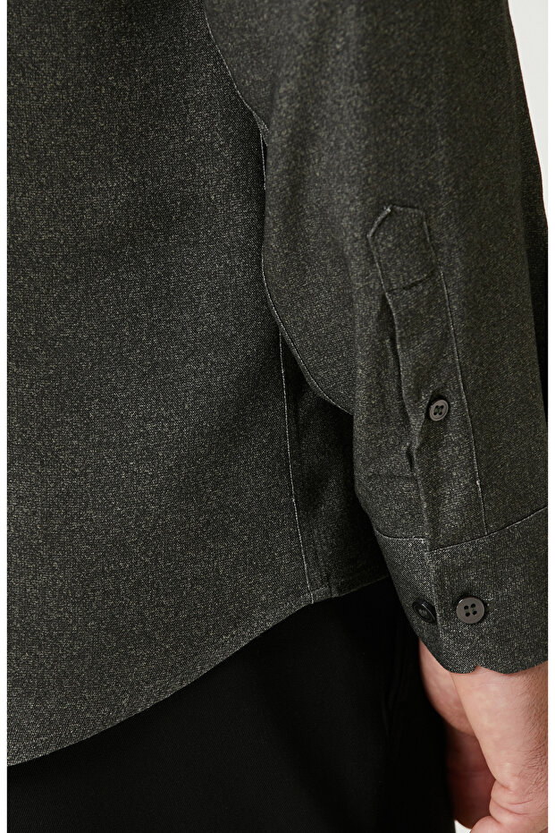 Haki Baskılı Gömlek - 7