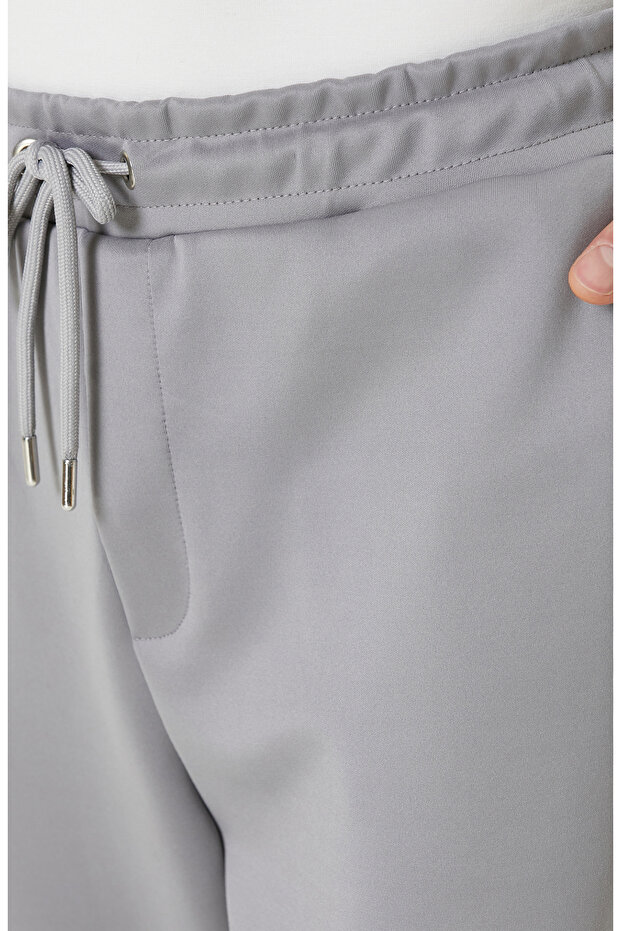 Gri Eşofman Altı - 4